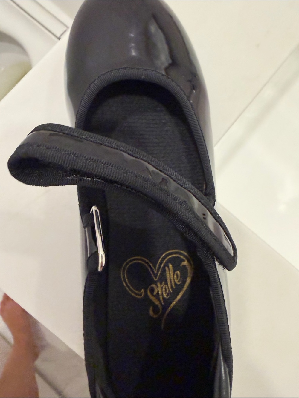 Girls' Black Patent Mary Jane Tap Shoe